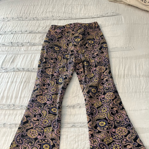 ModCloth Way Out Paisley Flair Twill Pants size 4 - Picture 5 of 7